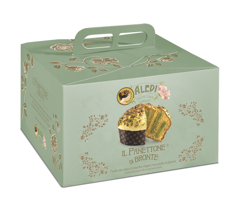 Aledi Sicilian Bronte Pistachio Panettone DOP (Gift Box) 900g