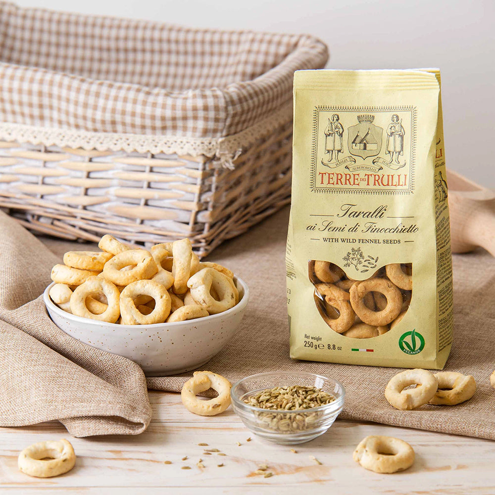 Terre Dei Trulli Pugliesi Taralli with Fennel Seeds - 250g