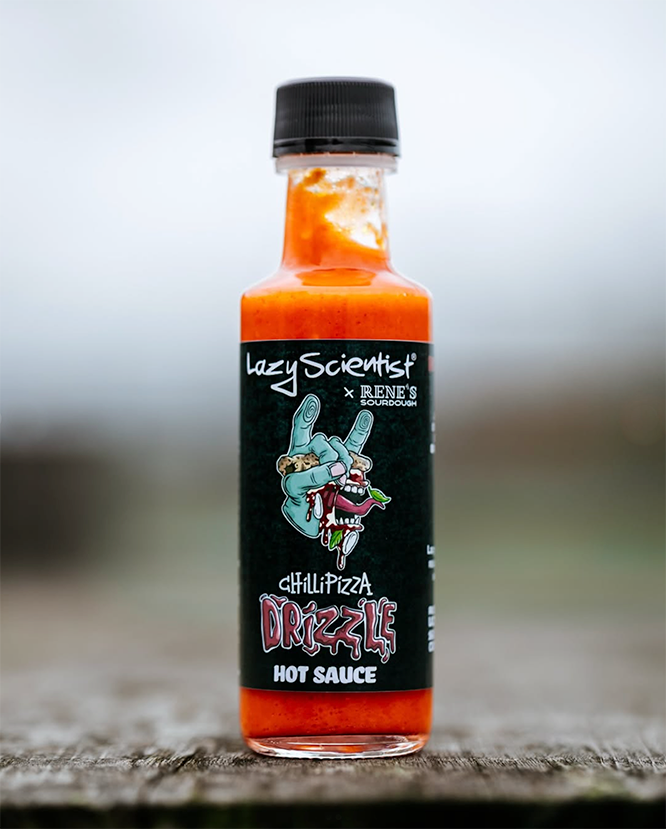 Lazy Scientist x Rene's Sourdough Chilli Pizza Drizzle Hot Sauce - 100ml