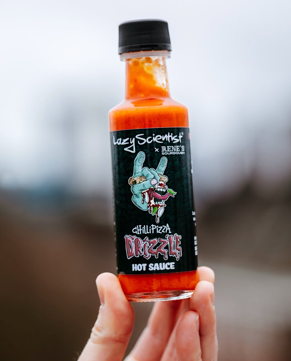 Lazy Scientist x Rene's Sourdough Chilli Pizza Drizzle Hot Sauce - 100ml