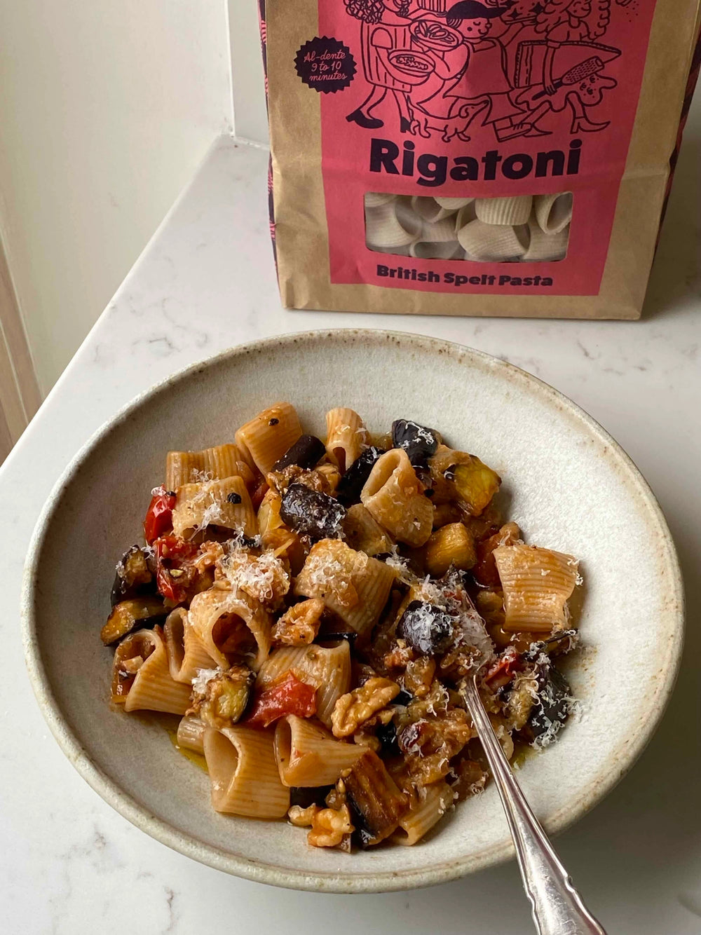 Northern Pasta Co. Rigatoni Artisan British Spelt Pasta - 450g