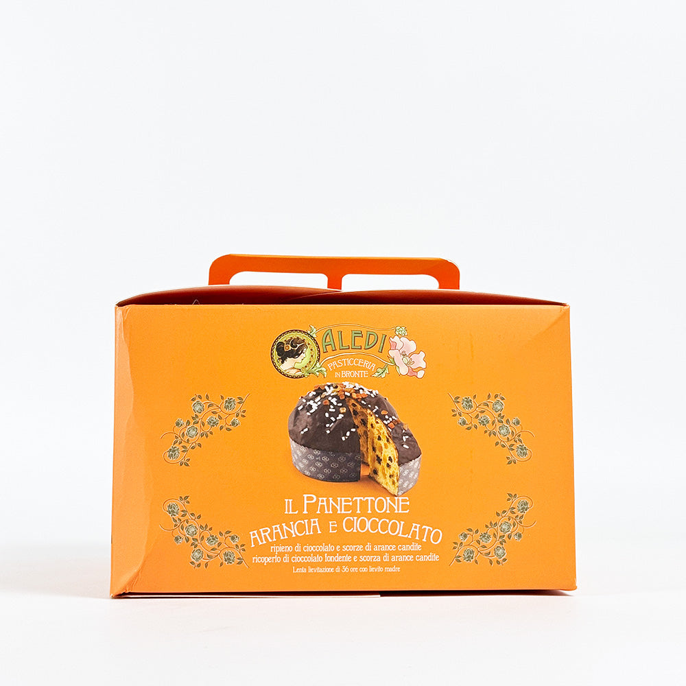 Aledi Sicilian Blood Orange & Dark Chocolate Panettone (Gift Box) 1kg