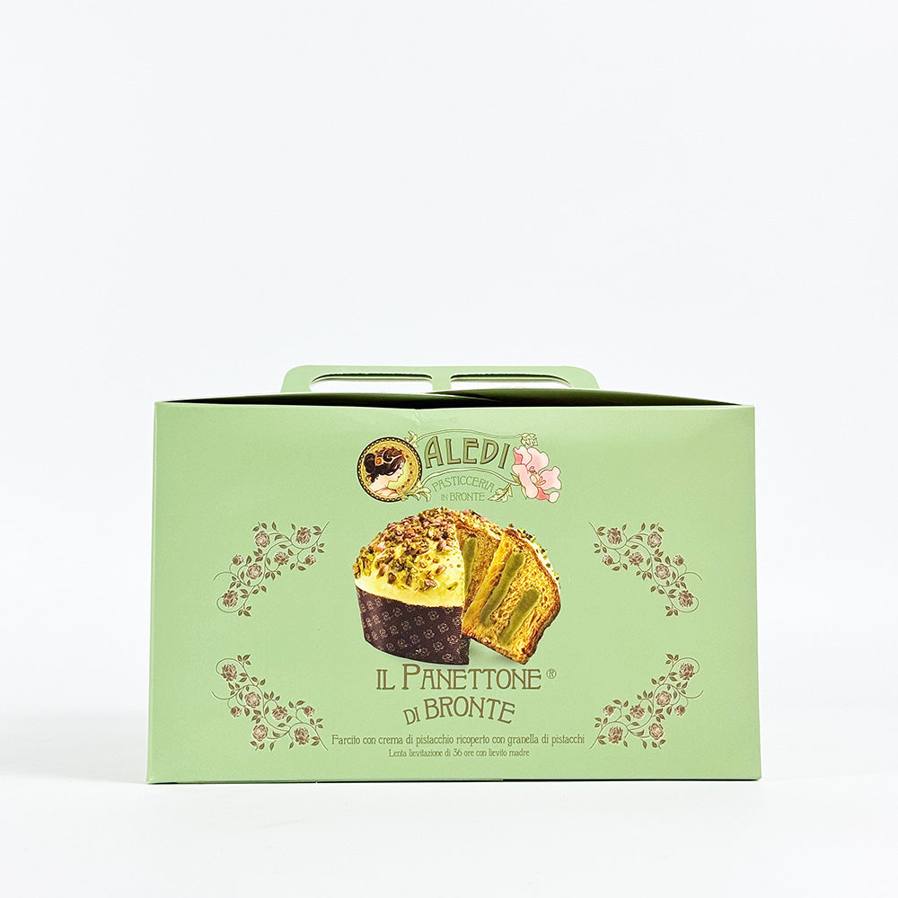 Aledi Sicilian Bronte Pistachio Panettone DOP (Gift Box) 900g