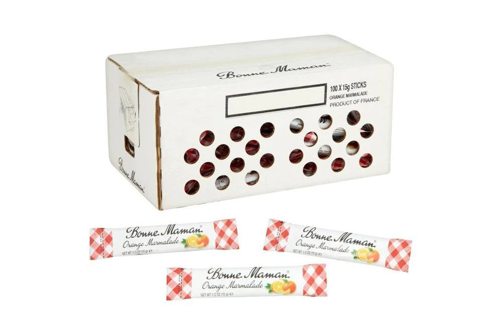 Bonne Maman 15g  Mini Sachets | Strawberry | Raspberry & Redcurrant | Marmalade | Apricot | Honey