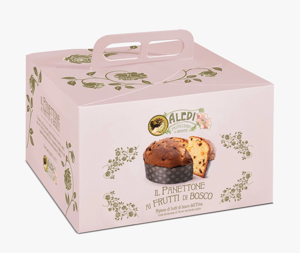 Aledi Sicilian Etna Mixed Berries Panettone (Gift Box) 1kg