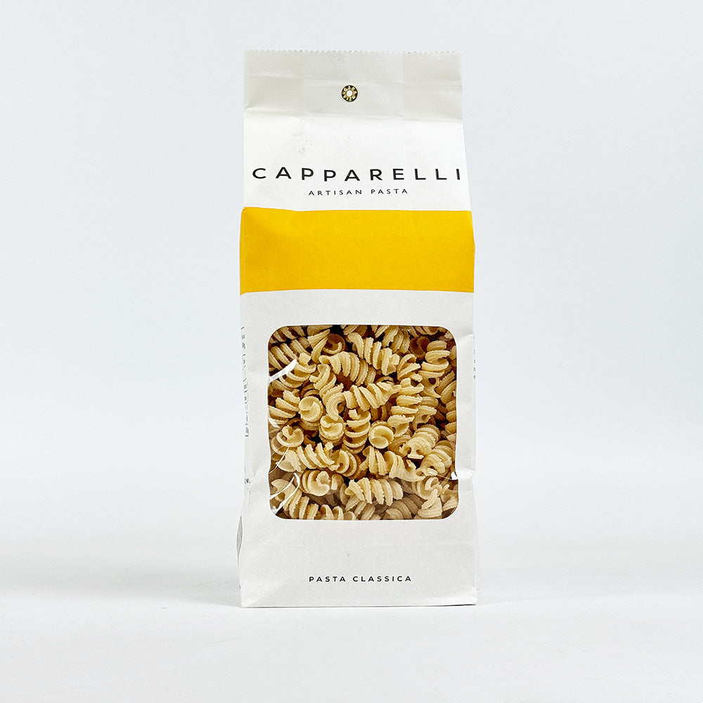 Capparelli Maccheroni Rigate Artisan Premium 100% Italian Durum Wheat Pasta - 500g