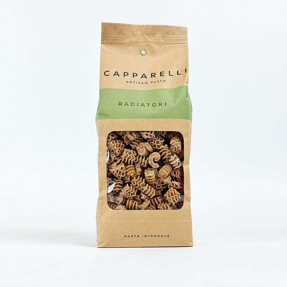 Capparelli Radiatori Artisan Premium Integrale Wholewheat Pasta - 500g