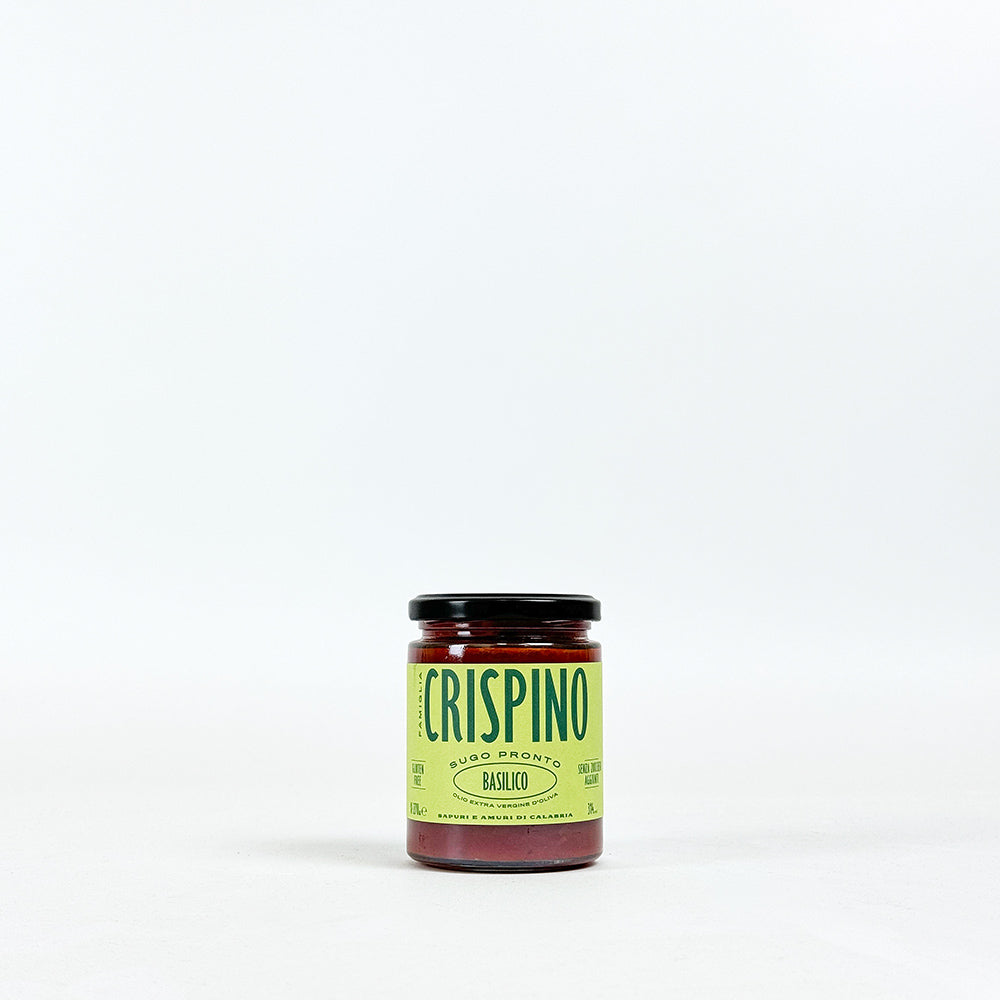 Famiglia Crispino Calabrian Tomato & Basil Sauce With Extra Virgin Olive Oil - 270g