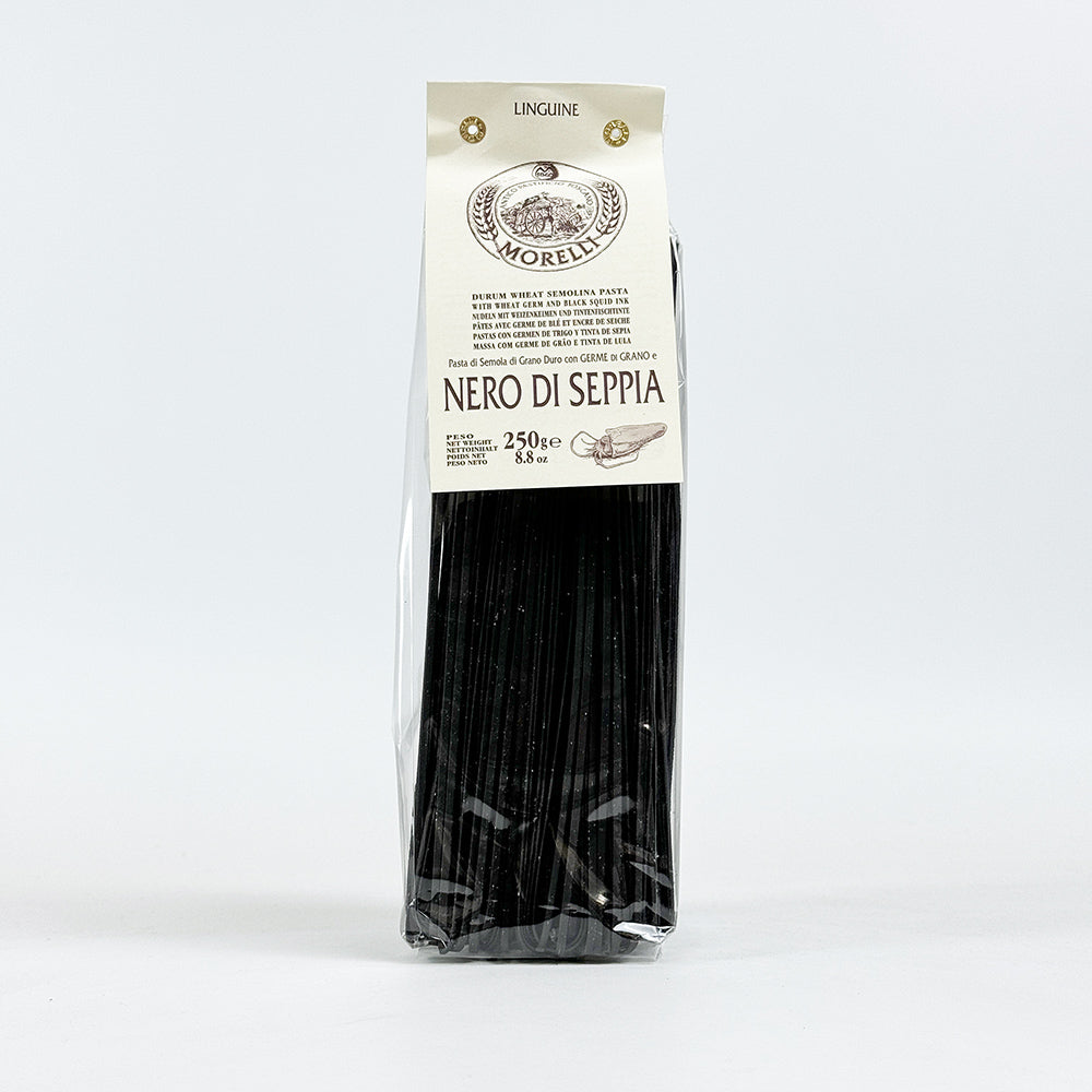 Morelli Squid Ink Linguine Pasta - 250g