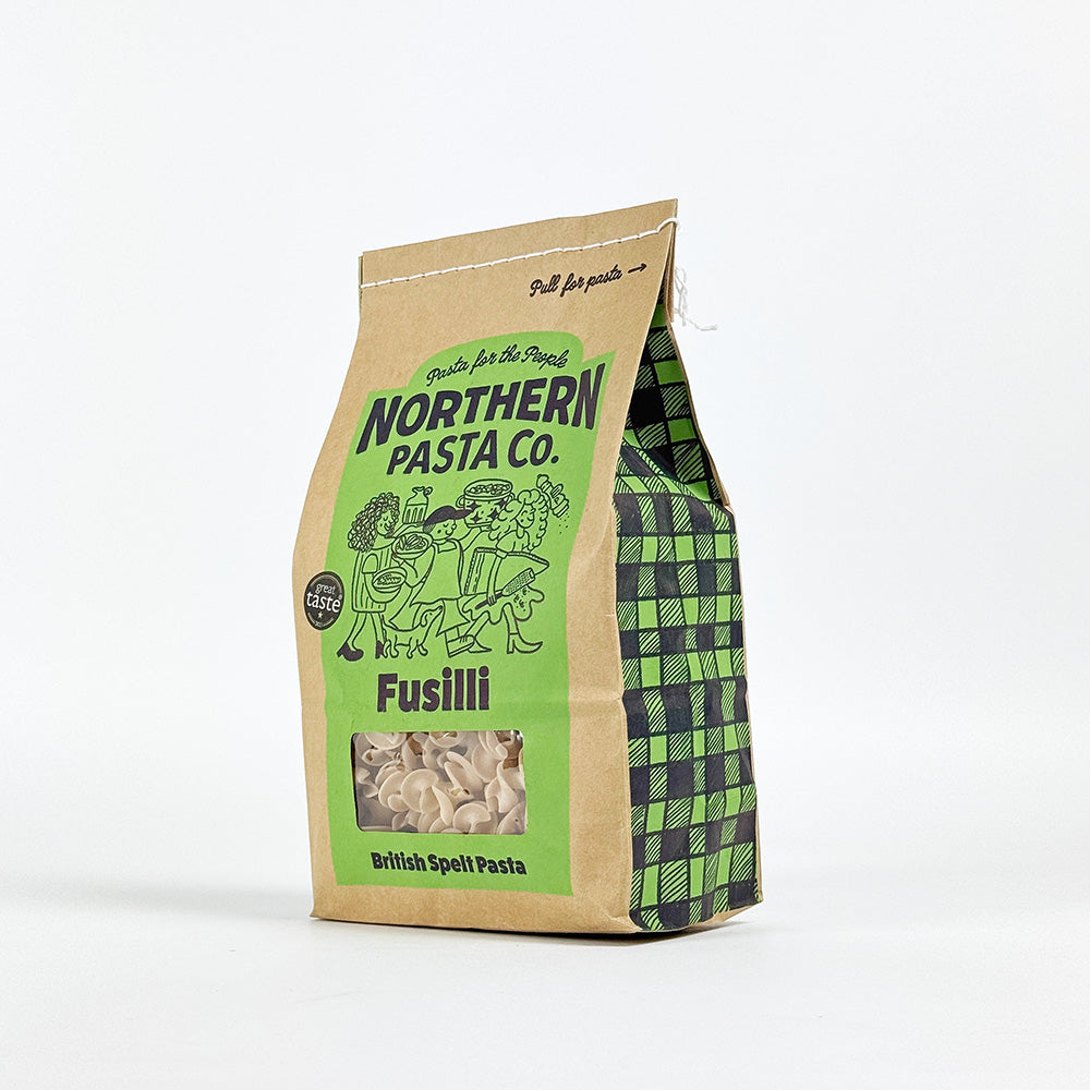 Northern Pasta Co. Fusilli Artisan British Spelt Pasta - 450g