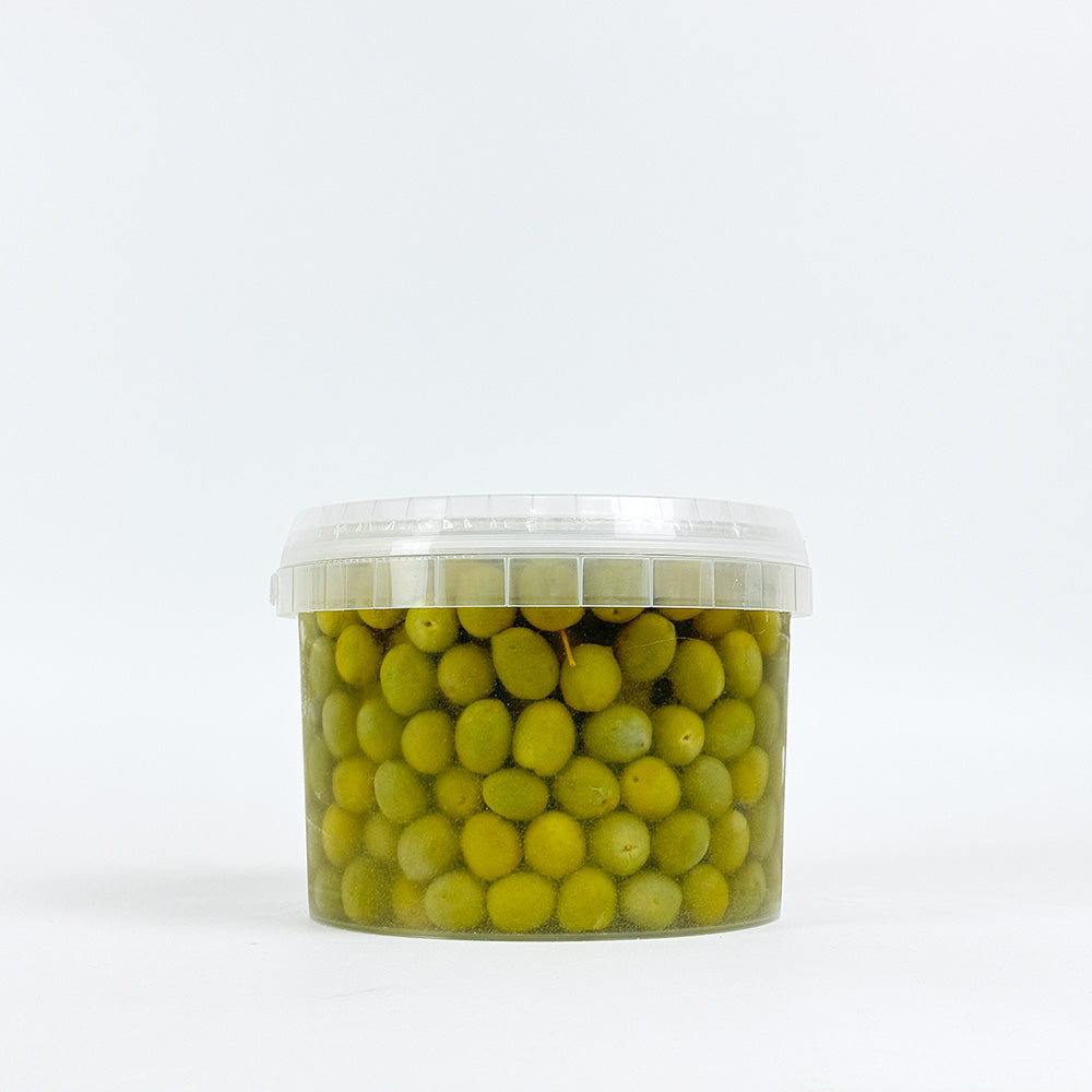 Sapori D'Italia Plain Whole Fresh Green Nocellara Olives - 3kg