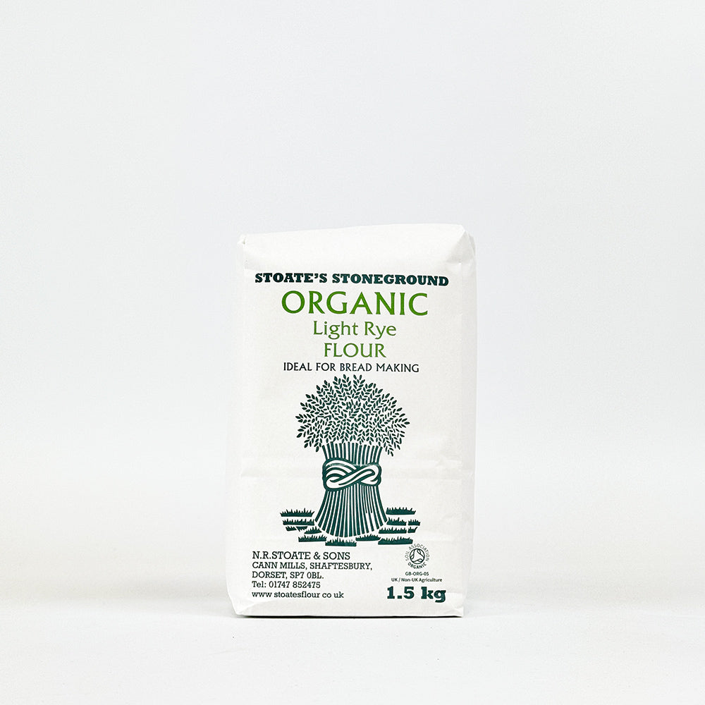 Stoates Organic Stoneground Light Rye Flour