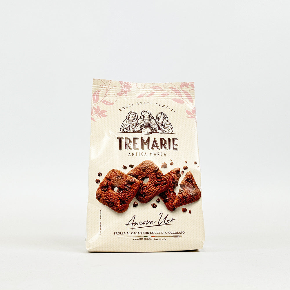 Tre Marie Italian Dark Chocolate Shortcrust Biscuits with Chocolate Chips 315g